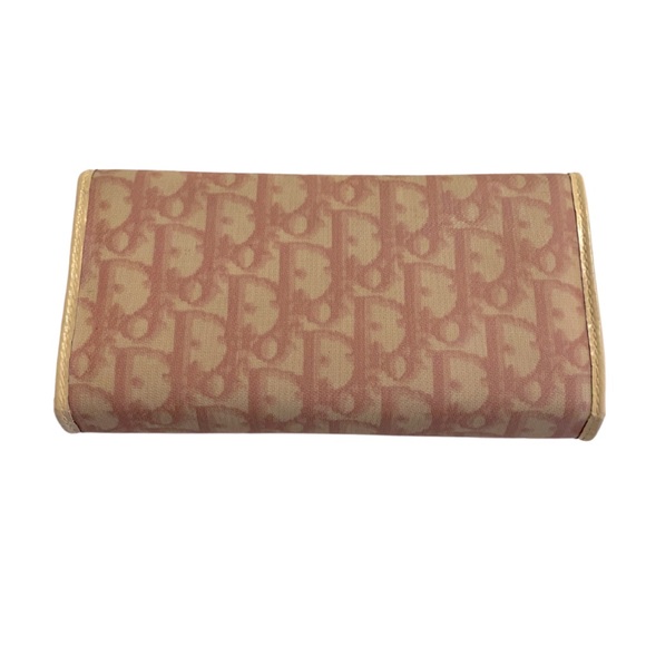 Vintage Rare Y2k pink Dior Monogram Wallet CD - Picture 8 of 9
